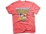 Maglietta Woody Woodpecker Garage - Grande - Rosso-Erba