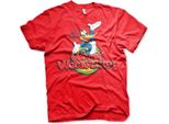 Maglietta Woody Woodpecker Classic Logo - X-Large - Rosso