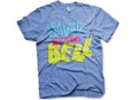 Maglietta Saved By The Bell Con Logo Invecchiato - Grande - Blu-Etereo