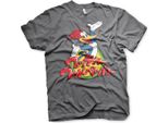 Maglietta Woody Woodpecker Con Logo Giapponese Lavato - Xx-Large - Grigio Scuro
