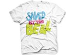 Maglietta Saved By The Bell Con Logo Invecchiato - Grande - Bianco