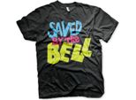 Maglietta Saved By The Bell Con Logo Invecchiato - Piccola - Nero