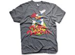 Maglietta Woody Woodpecker Con Logo Giapponese Lavato - X-Large - Dark-Heather