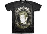 James Dean - Maglietta "Rebel Since 1931"" - Grande - Nero"