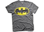 Maglietta Batman Signal Logo - Piccola - Grigio Scuro