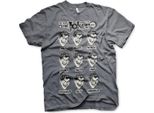 Maglietta The Many Moods Of The Joker - X-Large - Dark-Heather