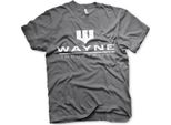 Batman - Maglietta Con Logo Delle Industrie Wayne - Media - Grigio Scuro