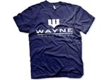 Batman - Maglietta Con Logo Delle Industrie Wayne - Grande - Navy