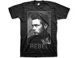 Maglietta James Dean Bw Rebel - Piccola - Nero