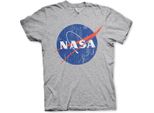 Maglietta Nasa Washed Insignia - Media - Grigio Erica
