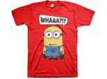 Minions - Whaaa?!? Maglietta - Grande - Rosso