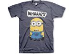 Minions - Whaaa?!? Maglietta - Piccola - Navy-Heather