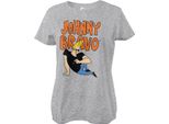 Johnny Bravo Girly Tee - Piccolo - Heathergrey
