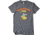 Maglietta Adventure Time Lavata - Xx-Large - Darkheather