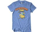 Maglietta Adventure Time Lavata - Xx-Large - Blueheather