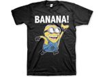 Minions - Banana! Maglietta - Grande - Nero