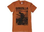 Maglietta Godzilla Vintage - X-Large - Burntorange