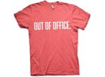 Maglietta Out Of Office - Small - Red-Heather