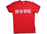 Maglietta Out Of Office - Media - Rosso