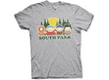 Maglietta South Park Con Segni Di Usura - X-Large - Grigio-Erba