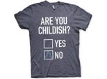 Maglietta Are You Childish - Media - Navyheather