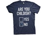 Maglietta Are You Childish - Media - Navy