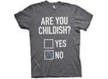 Maglietta Are You Childish - Media - Grigio Scuro