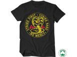 Maglietta Organica Con Patch Rotondo Cobra Kai - Xx-Large - Nero