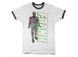 Fresh Frank In Suit Ringer Tee - Grande - Bianco-Nero