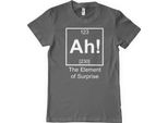 Ah! Maglietta The Element Of Surprise - Grande - Grigio Scuro