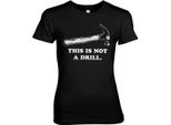 Maglietta Femminile This Is Not A Drill - Small - Nero
