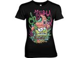 Maglietta Spongebob Oh Boy Girly - Piccola - Nero
