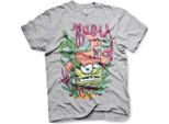 Maglietta Spongebob Oh Boy - Piccola - Grigio Scuro