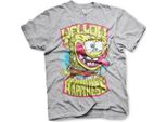 Maglietta Yellow Is The Color Of Happiness - Xx-Large - Heathergrey
