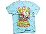 Maglietta Yellow Is The Color Of Happiness - X-Large - Skyblue