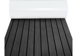 Swanew Pavimento Stuoia Teak Decking Barca Marina Pavimentazione Eva Schiuma Antiscivolo, Per Le Barche Yacht Pavimentazione Marina, 1Pcs 240X90Cm Striscia (Grigio Scuro)