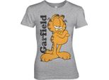 Maglietta Garfield Girly - Small - Heathergrey