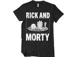 Maglietta Rick And Morty - Grande - Nero