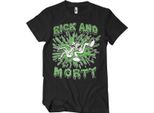 Maglietta Rick And Morty Splash - Piccola - Nero