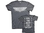Top Gun Maverick - Maglietta Need For Speed - Medium - Darkheather