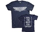 Top Gun Maverick - Maglietta Need For Speed - Small - Navy