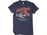Fuel Devils - Maglietta Pedal To The Metal - Grande - Navy