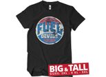 Maglietta Fuel Devils Hot Rod Garage Patch Big & Tall - 5XL - Nero