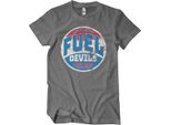 Maglietta Fuel Devils Hot Rod Garage Patch - Media - Grigio Scuro
