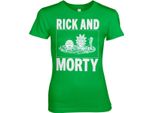Maglietta Rick And Morty Girly - Piccola - Verde