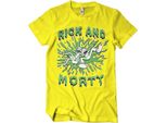 Maglietta Rick And Morty Splash - Xx-Large - Giallo