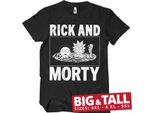 Maglietta Rick And Morty Big & Tall - 5XL - Nero