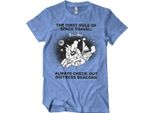 Rick And Morty - Maglietta Distressed Beacons - Piccola - Blueheather