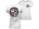 Ut Malum Pluva Shield Girly Tee - Piccolo - Bianco