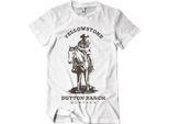 Maglietta Yellowstone Rancher - Xx-Large - Bianco